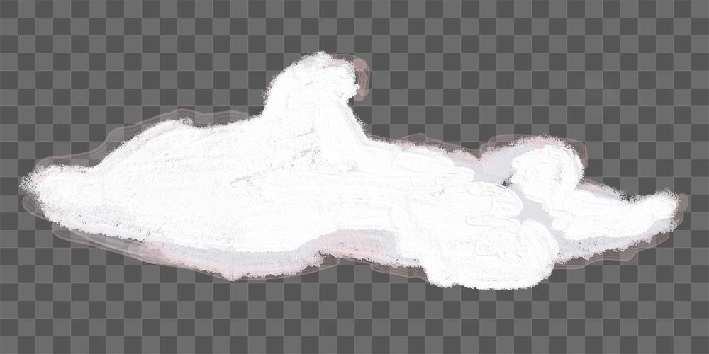 Paint cloud png transparent background