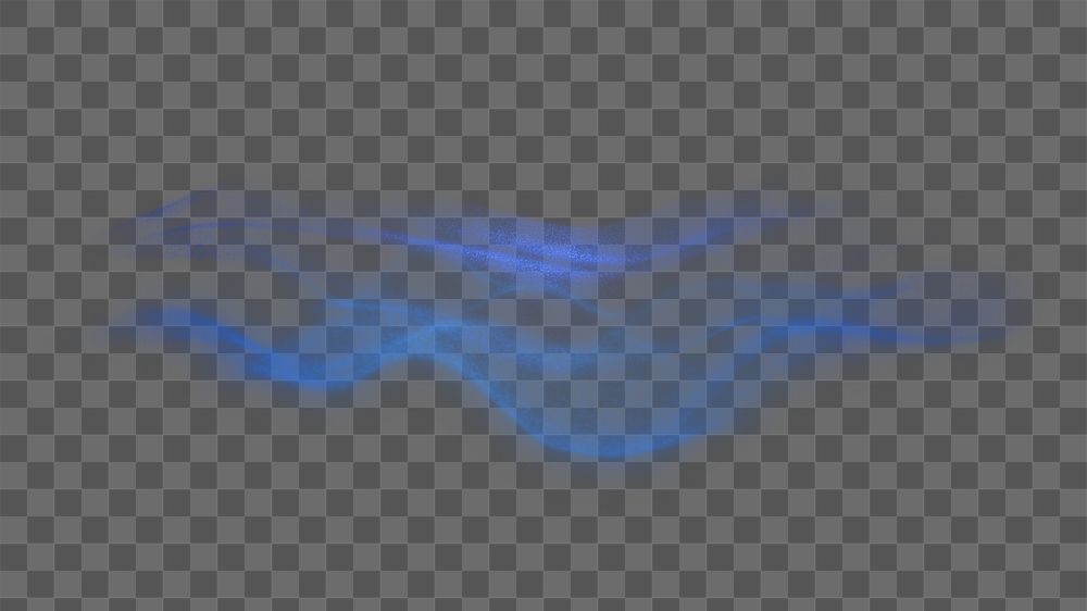 Digital wave png blue gradient, transparent background