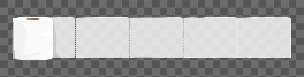 Toilet paper  banner  png, transparent background