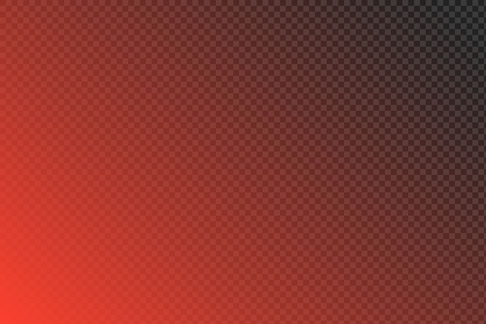 Red gradient png overlay, transparent background