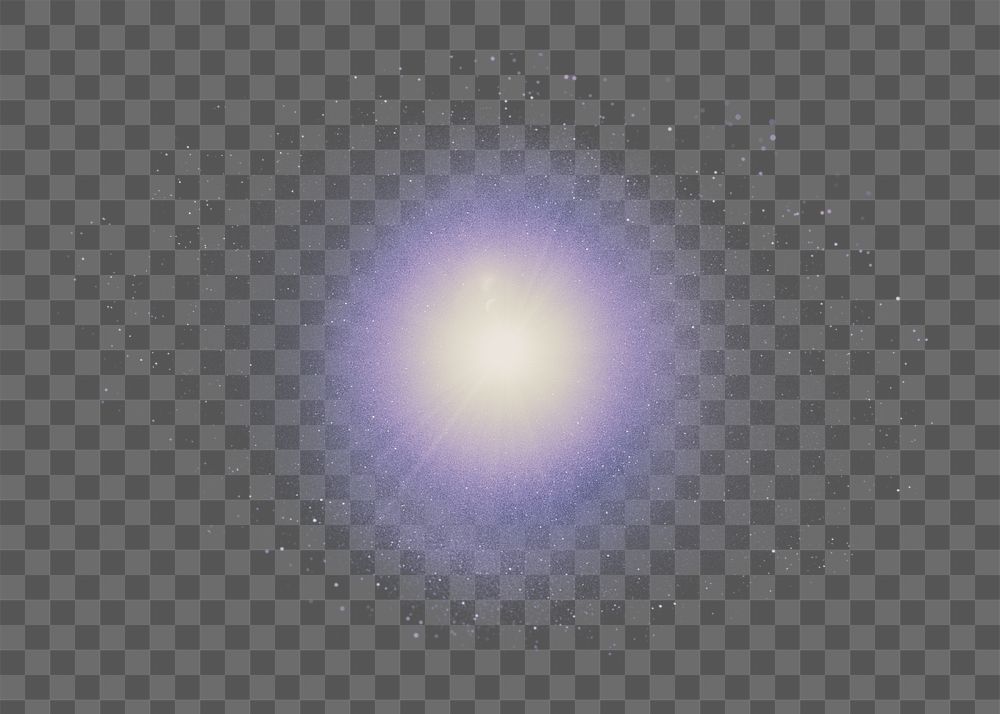 Png space star, isolated object, transparent background
