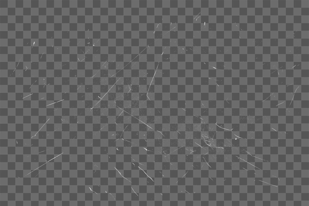 PNG Scratch element effect, transparent background