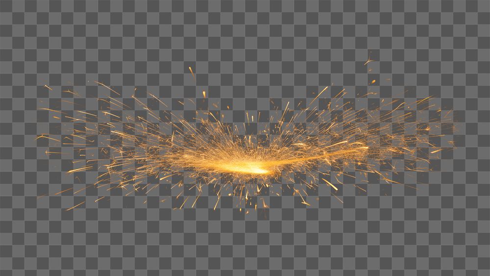 PNG Some grinding sparks fireworks nature light