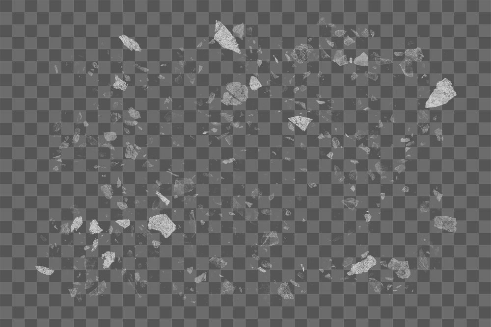 PNG Terrazzo pattern effect, transparent background