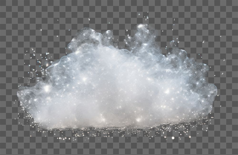 PNG Sparkly cloud effect, transparent background. AI generated image by rawpixel.