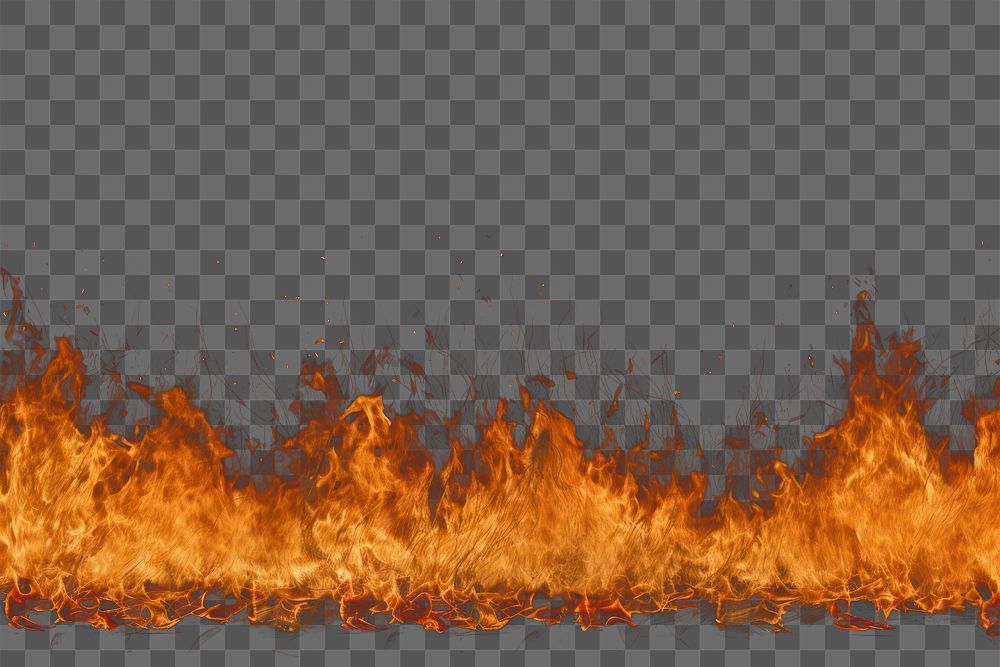 PNG Fire backgrounds bonfire black background. AI generated Image by rawpixel.