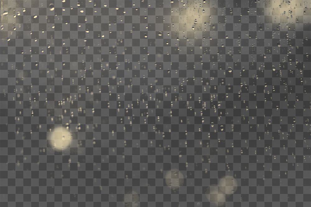PNG raindrops window effect, transparent background. AI generated image by rawpixel.