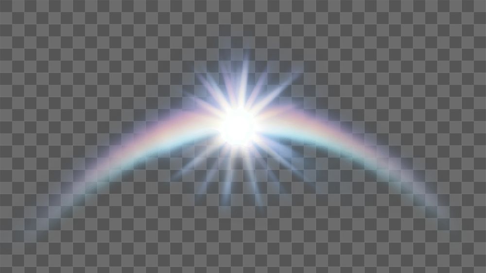 PNG Sun rainbow sky sunlight. AI generated Image by rawpixel.