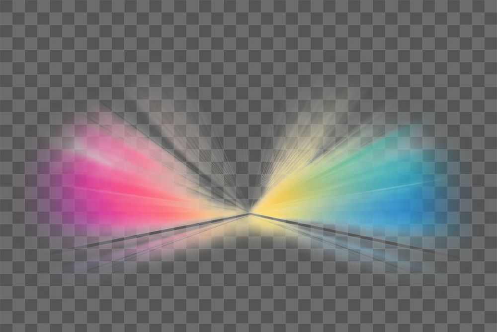 PNG Rainbowlight glare effect backgrounds sunlight white background. AI generated Image by rawpixel.
