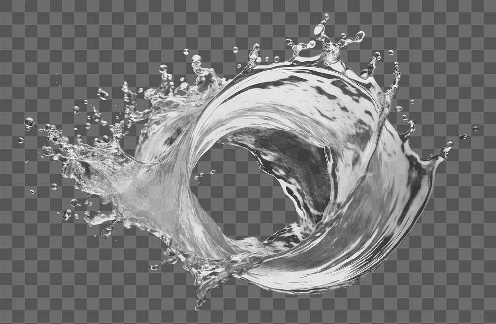 PNG Spinning water sea refreshment concentric AI generated Image by rawpixel
