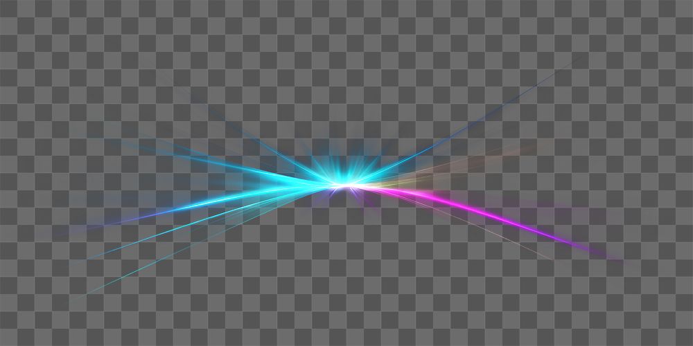 PNG Holographic Ray light backgrounds laser