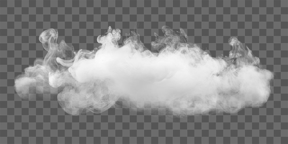 PNG Fog element effect, transparent background