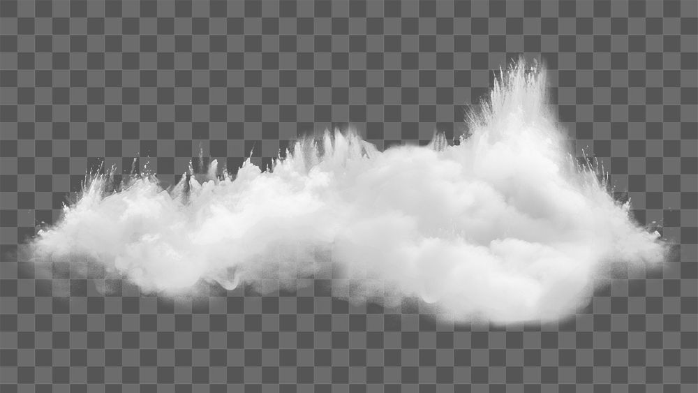 PNG Fog element effect, transparent background