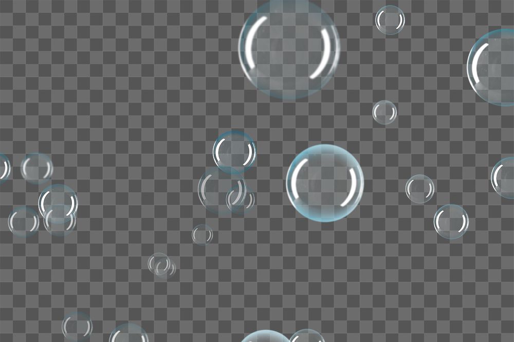 PNG bubbles effect, transparent background. AI generated image by rawpixel.