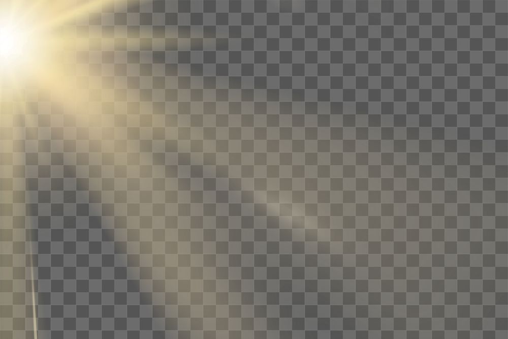PNG Lens flare overlay effect, transparent background