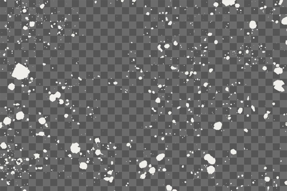PNG Snow splash overlay effect, transparent background
