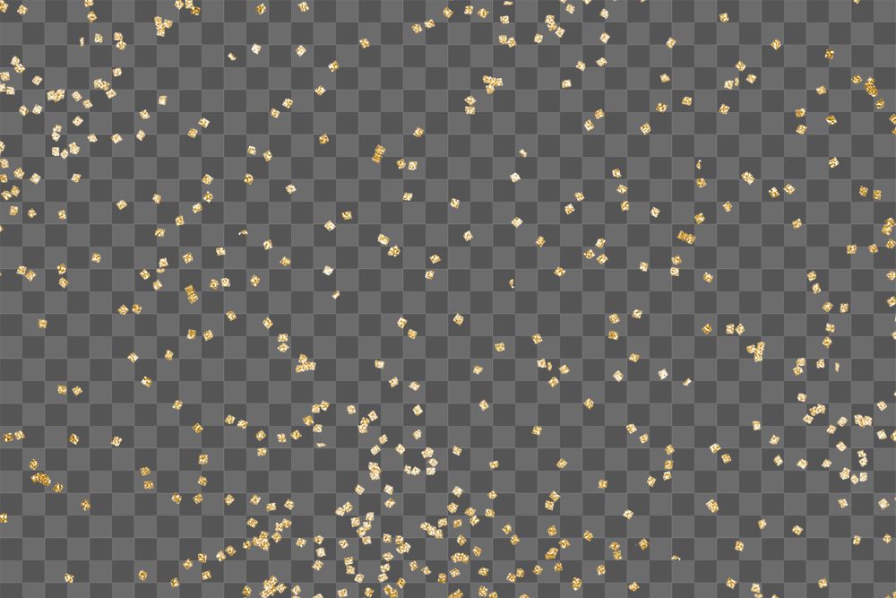 Gold glitter png overlay effect, transparent background