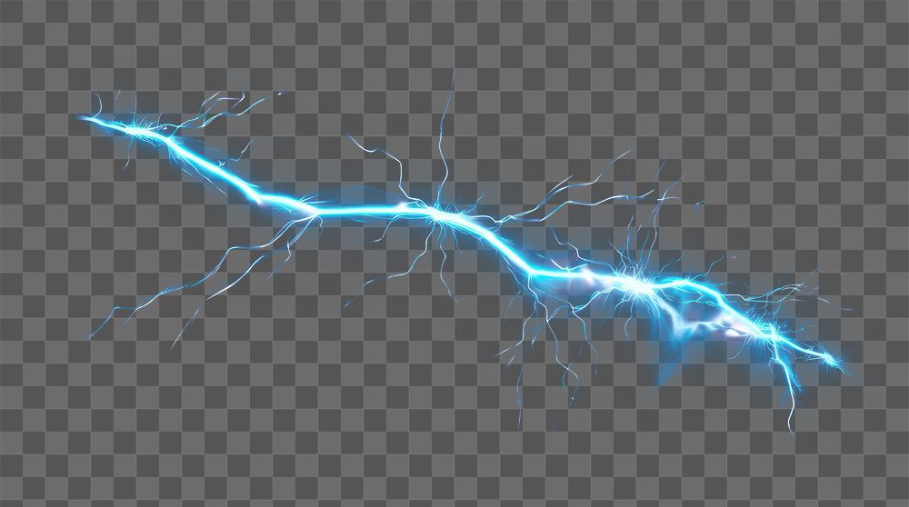 PNG Light strike thunderstorm lightning nature. AI generated Image by rawpixel.