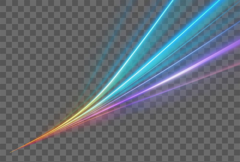 PNG Light beam backgrounds technology rainbow. 