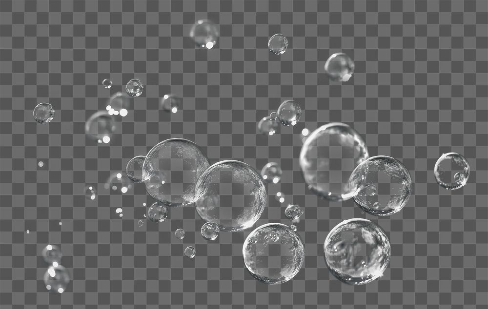 PNG Bubbles backgrounds water blue