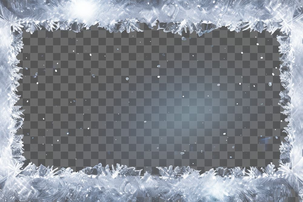 PNG Backgrounds night snow ice. AI generated Image by rawpixel.