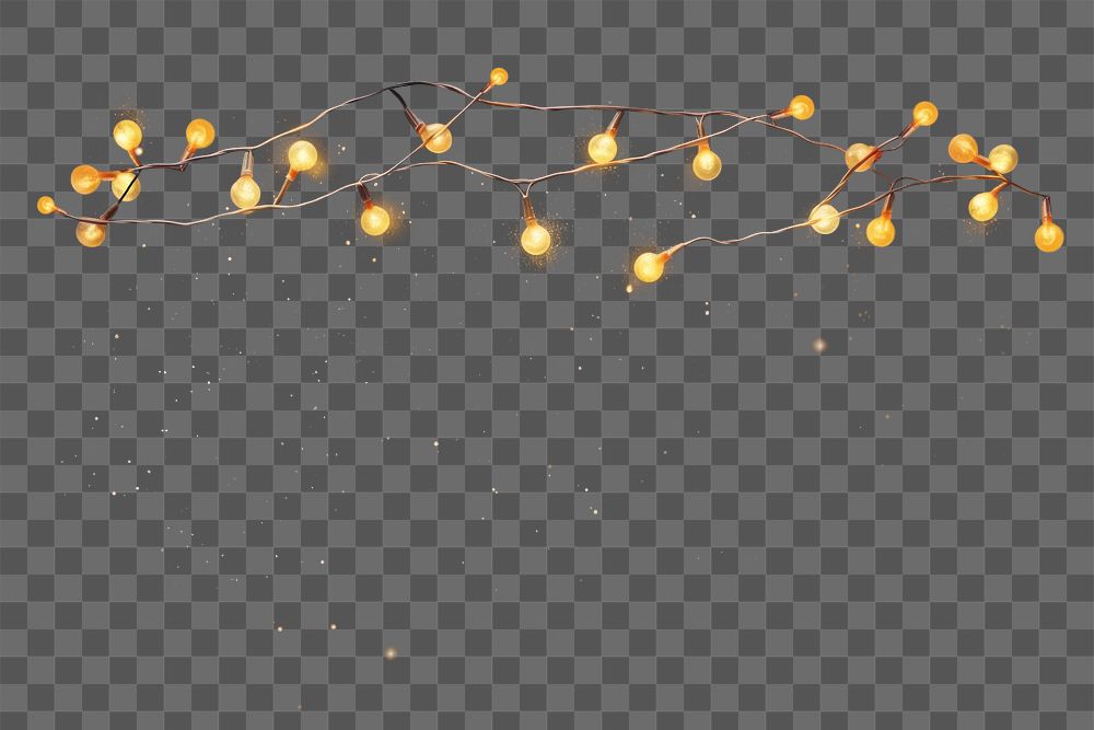 PNG  *Festive Christmas lights* on a dark background, with space for your text, photo, and framed with vibrant colors for a…