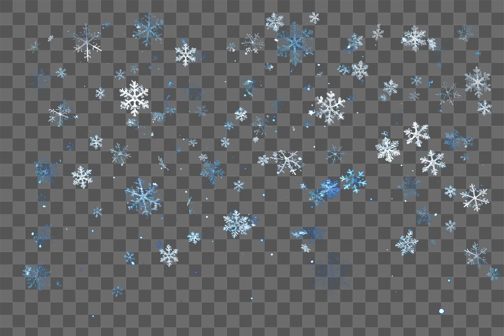 PNG Snow flakes backgrounds snowflake blue. AI generated Image by rawpixel.