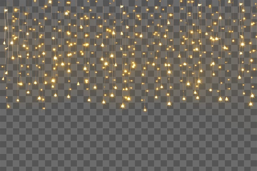 PNG String lights backgrounds decoration fireworks
