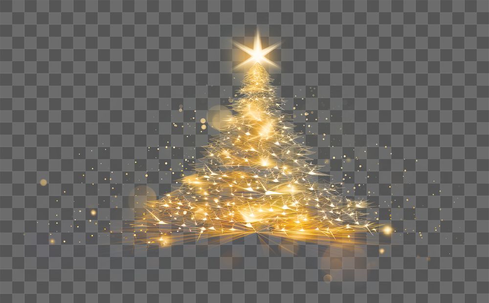PNG Bokeh effect christmas abstract night AI generated Image by rawpixel