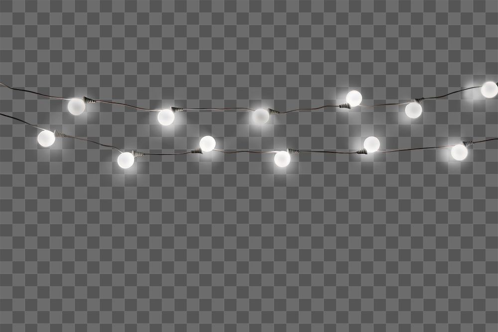 PNG Christmas light line lighting white black. AI generated Image by rawpixel.