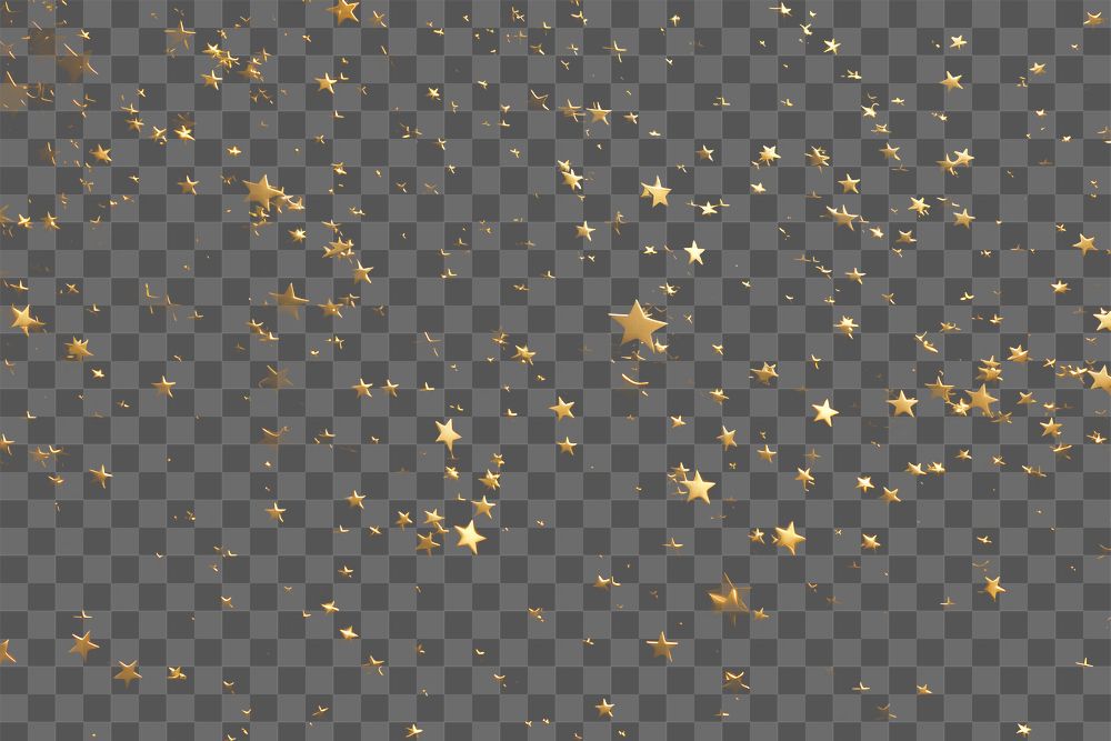 PNG Stars effect backgrounds confetti nature