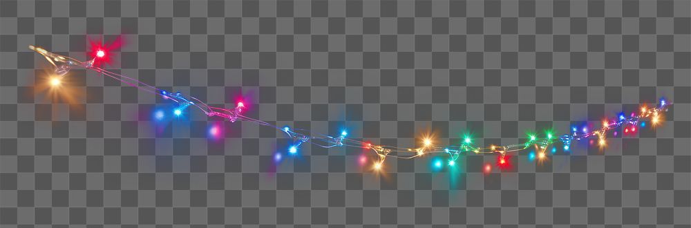 PNG Christmas light line lighting night christmas lights. AI generated Image by rawpixel.