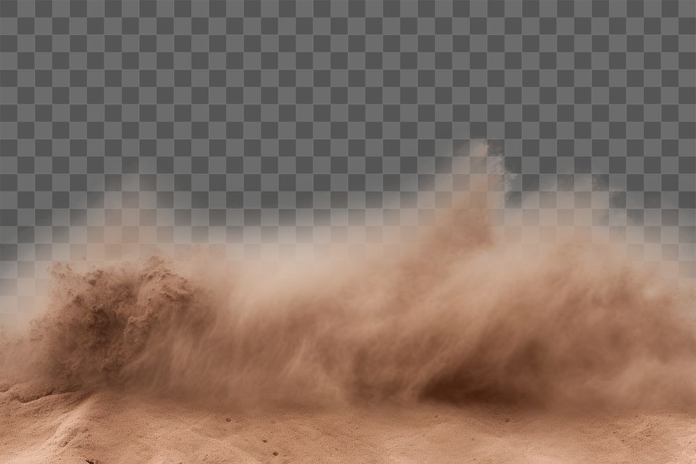 PNG Dust outdoors nature sand. AI generated Image by rawpixel.
