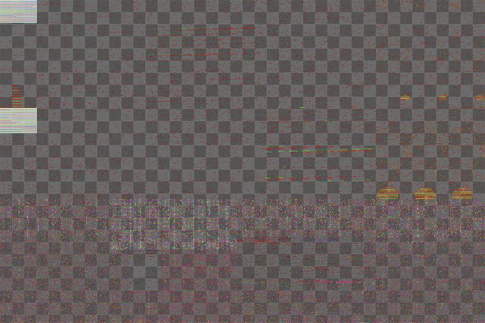 PNG Gray glitch effect patterned background