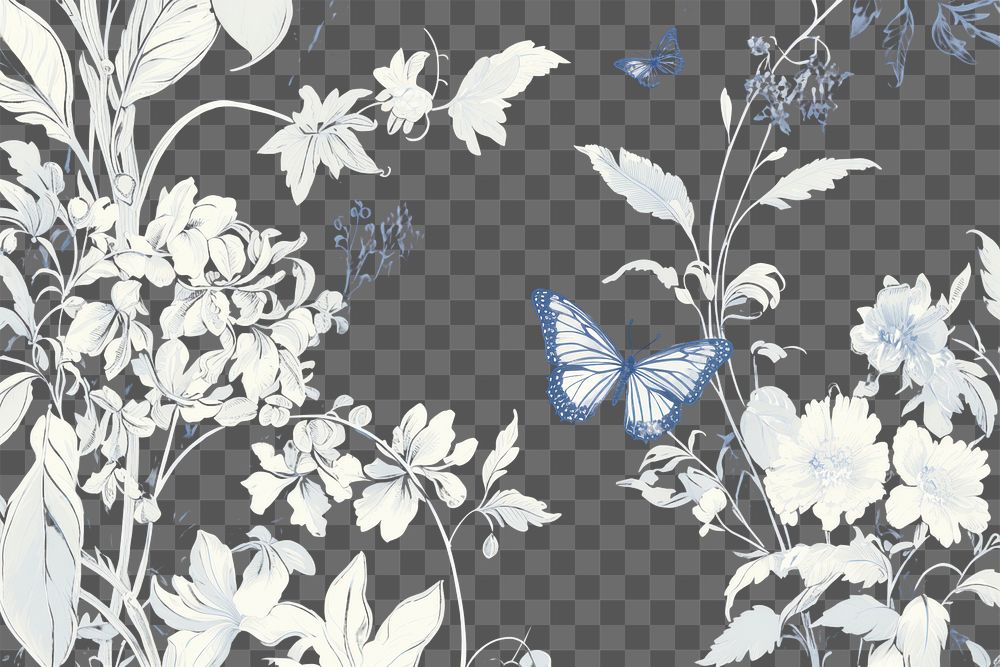 PNG Wallpaper butterfly pattern nature. AI generated Image by rawpixel.
