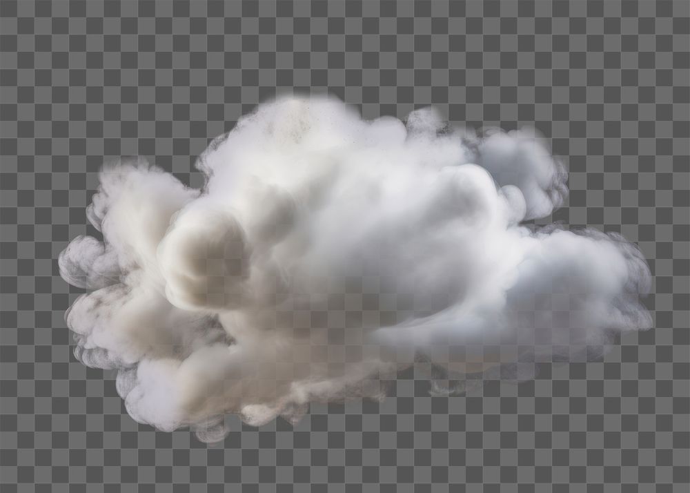 PNG Small white cloud fog smoke sky black background. AI generated Image by rawpixel.