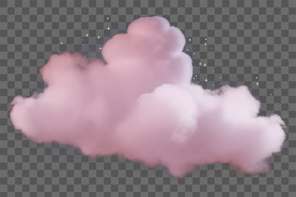 PNG Small pastel pink cloud sky astronomy nature. AI generated Image by rawpixel.