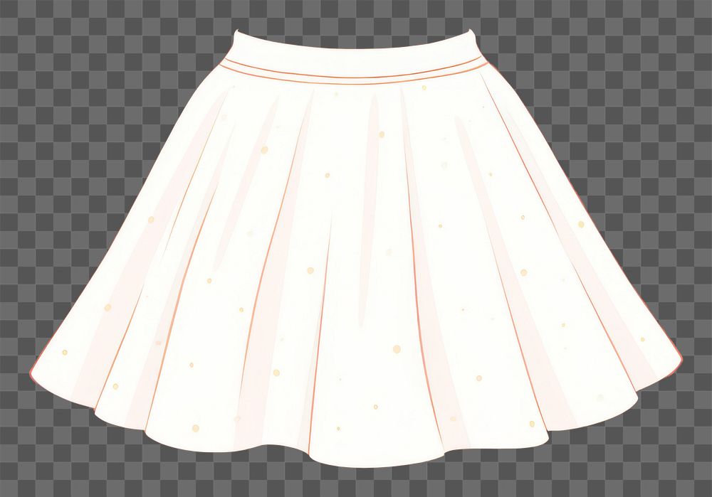 PNG  Skirt line miniskirt standing. AI generated Image by rawpixel.