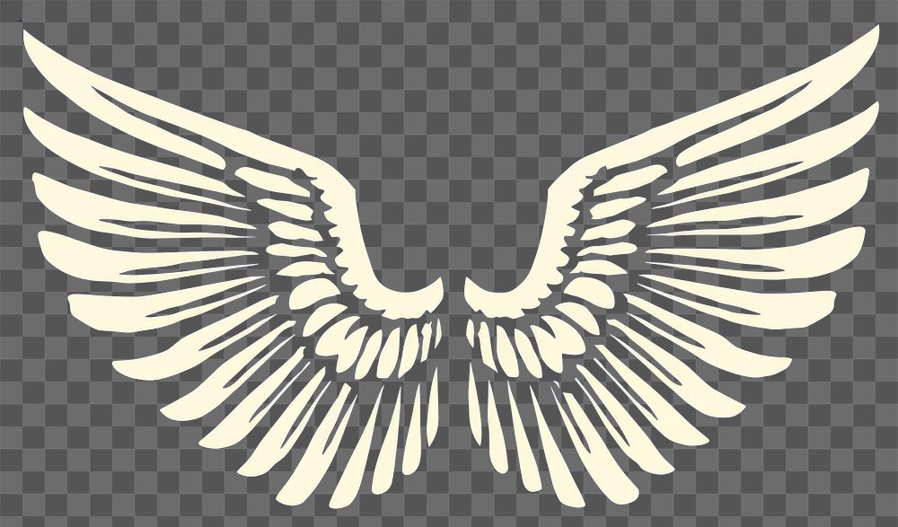 PNG Wings symbol wing weaponry. AI generated Image by rawpixel.