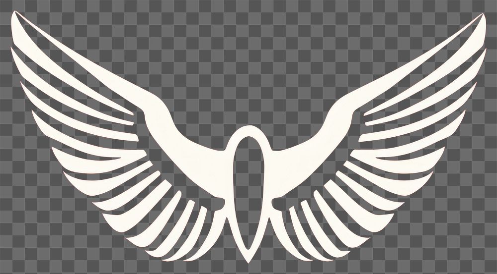 PNG Wings symbol wing logo. AI generated Image by rawpixel.