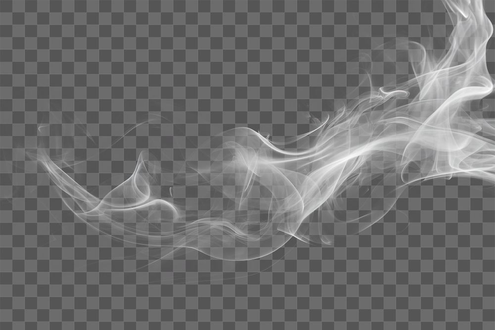 PNG Smoke backgrounds complexity monochrome. AI generated Image by rawpixel.
