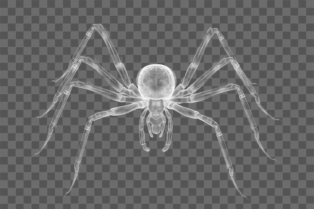 PNG Spider arachnid animal invertebrate. AI generated Image by rawpixel.