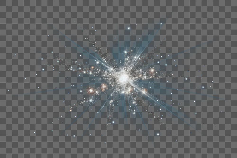 PNG Realistic sparkling star light backgrounds fireworks