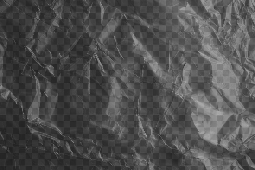 PNG  Plastic wrap backgrounds monochrome wrinkled. AI generated Image by rawpixel.