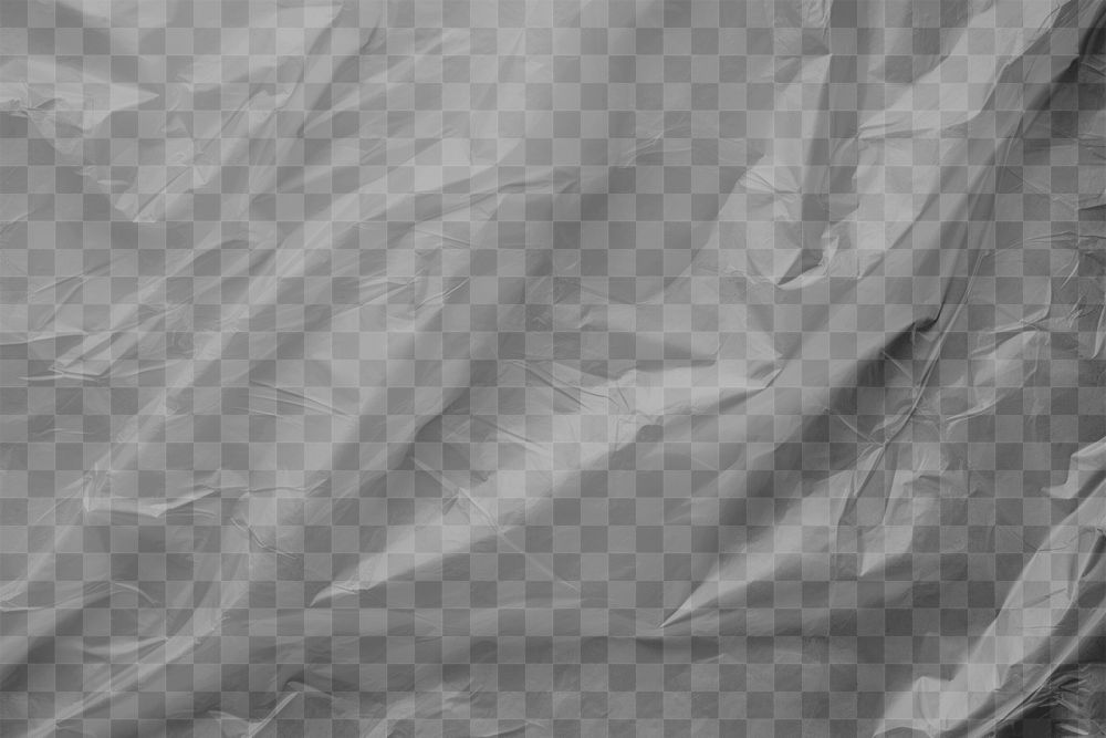 PNG  Plastic wrap white backgrounds monochrome. AI generated Image by rawpixel.