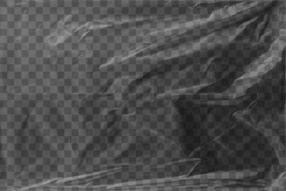 PNG  Plastic wrap backgrounds monochrome wrinkled. AI generated Image by rawpixel.