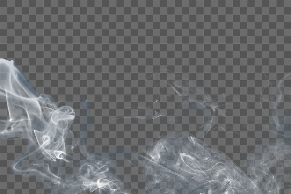 Smoke border png background, abstract element 