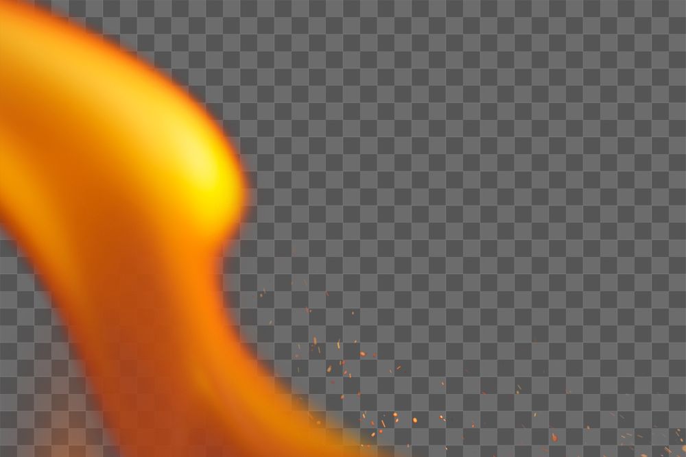 Flame png border background, burning fire, animated graphic