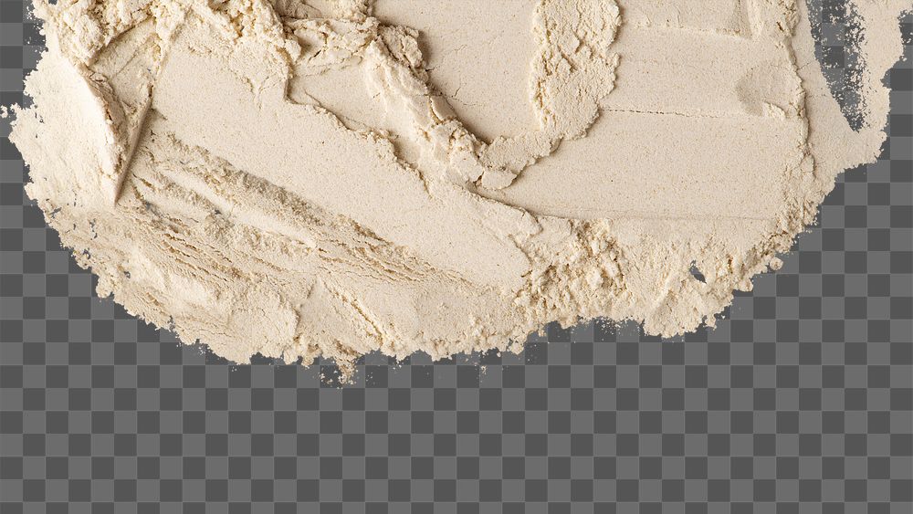 PNG powder texture, transparent background