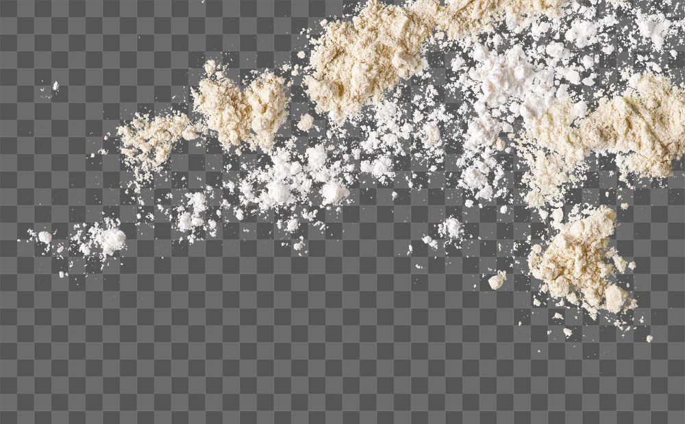 Beige powder png, texture collage element design